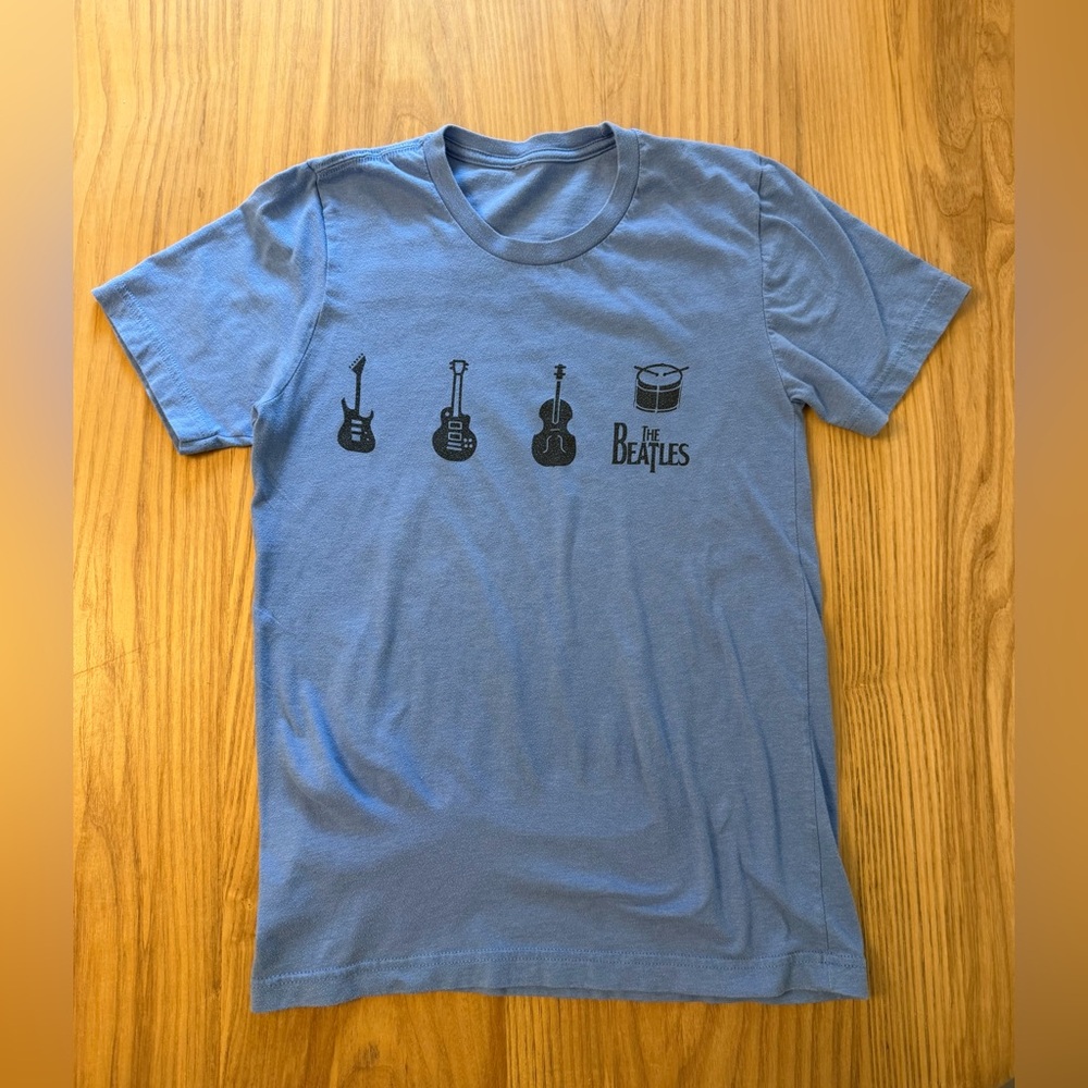 The Beatles Men’s Vintage Graphic Tee - Blue